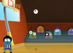 Game-skott-for-ett-oga-med-klotformiga